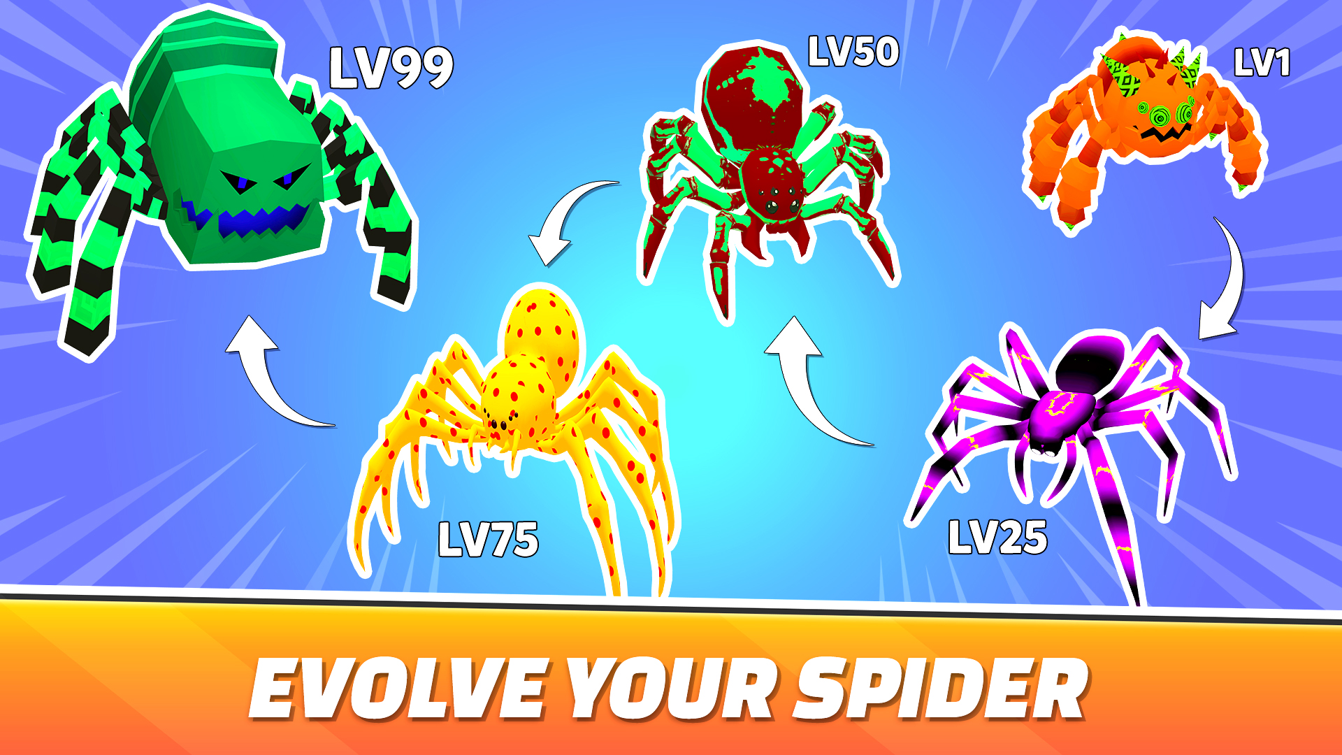 اسکرین شات 4 بازی Insect Evolution Spider Run