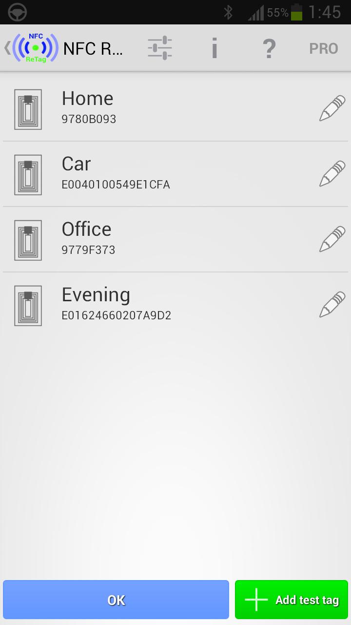 اسکرین شات 3 برنامه NFC ReTag