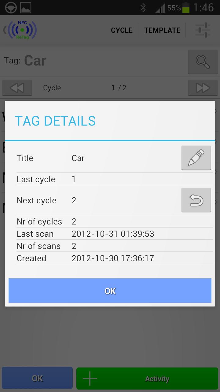 اسکرین شات 7 برنامه NFC ReTag