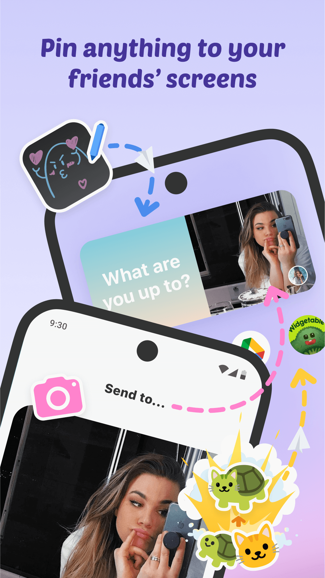 اسکرین شات 6 برنامه Widgetable: Besties & Couples