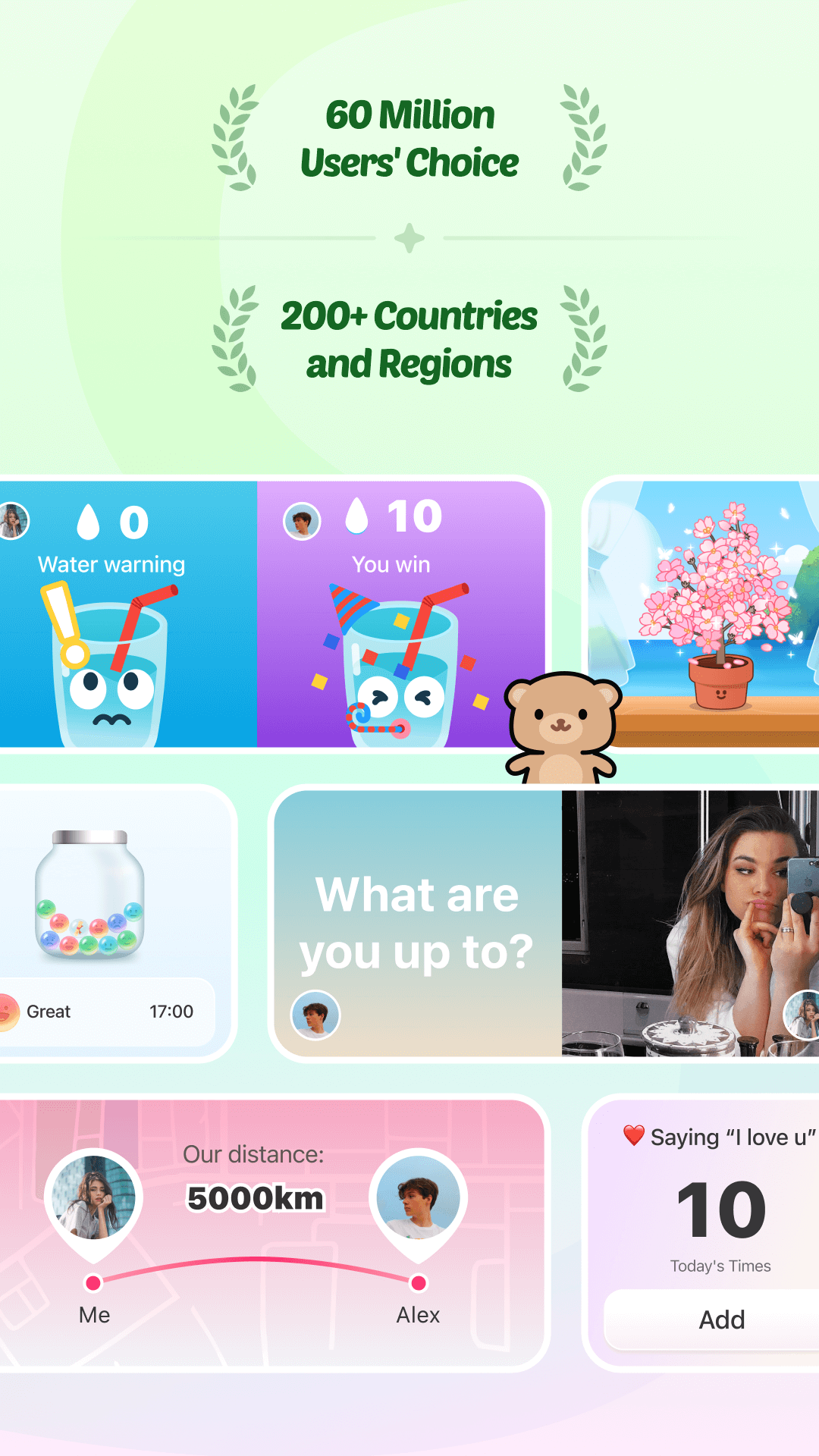 اسکرین شات 2 برنامه Widgetable: Besties & Couples