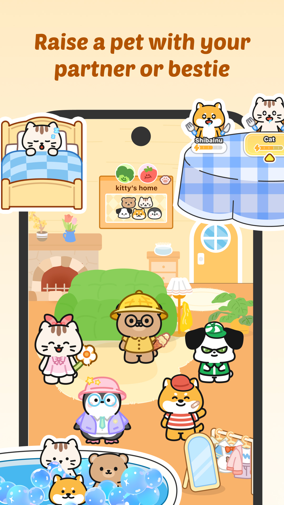 اسکرین شات 3 برنامه Widgetable: Besties & Couples