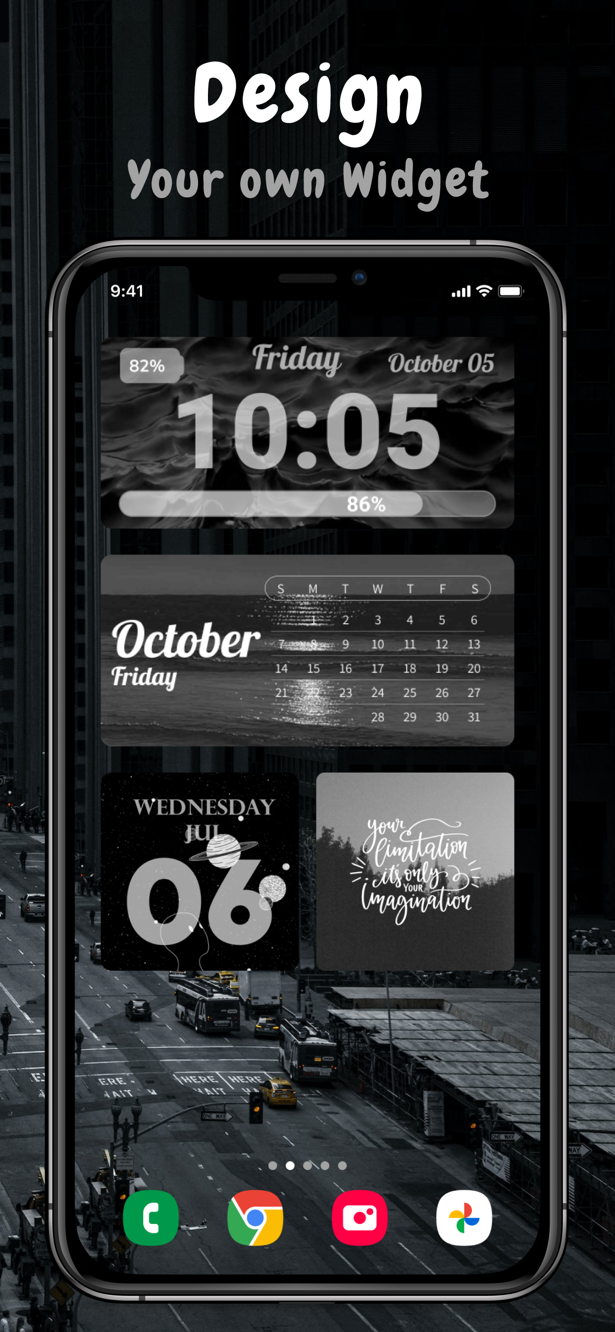 اسکرین شات 6 برنامه Widget iOS 16 - Color Widgets