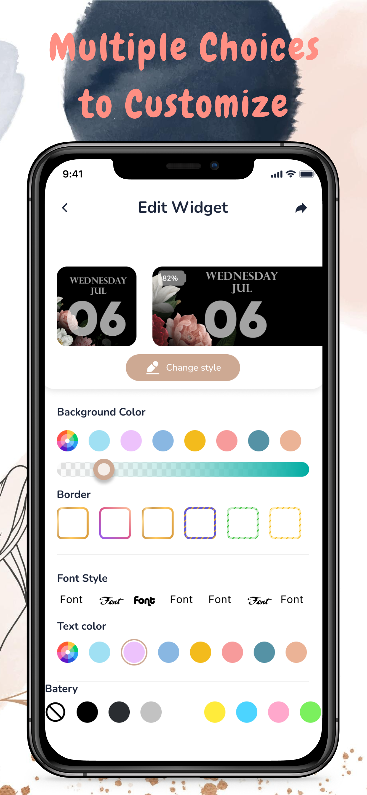 اسکرین شات 8 برنامه Widget iOS 16 - Color Widgets
