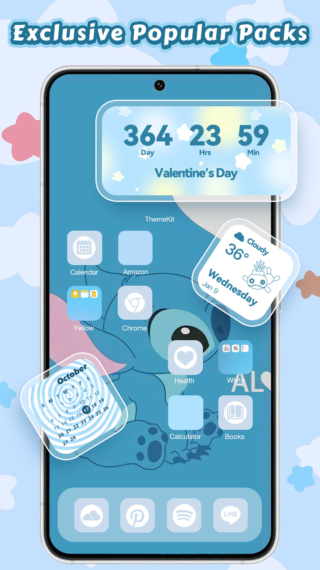 اسکرین شات 3 برنامه WidgetKit-OS18 Themes & Icons