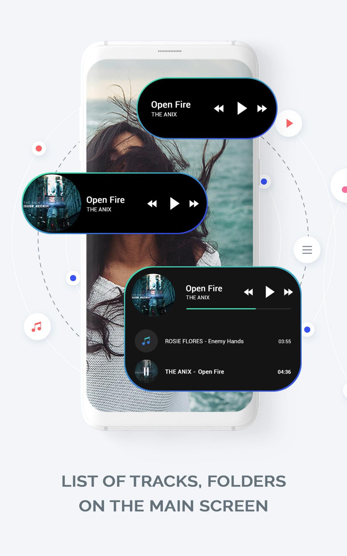 اسکرین شات 2 برنامه Audio Widget pack