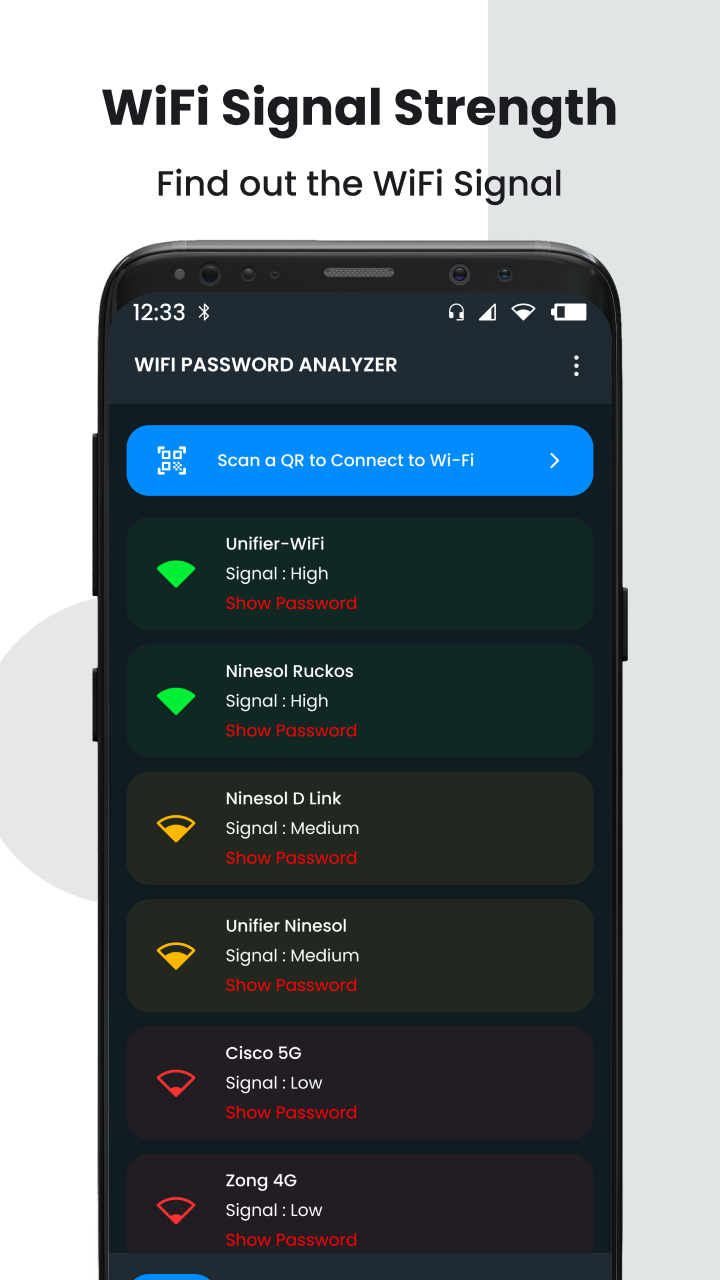 اسکرین شات 3 برنامه WiFi Analyzer- WPS WIFI Tester