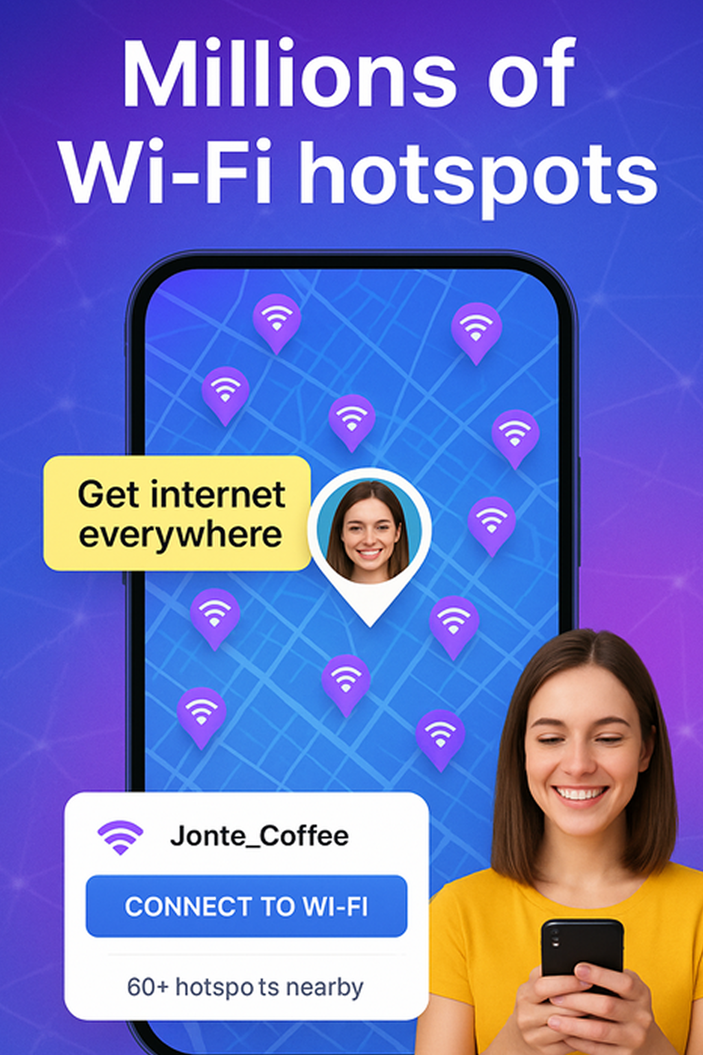 اسکرین شات 4 برنامه WiFi Analyzer: Wifi passwords