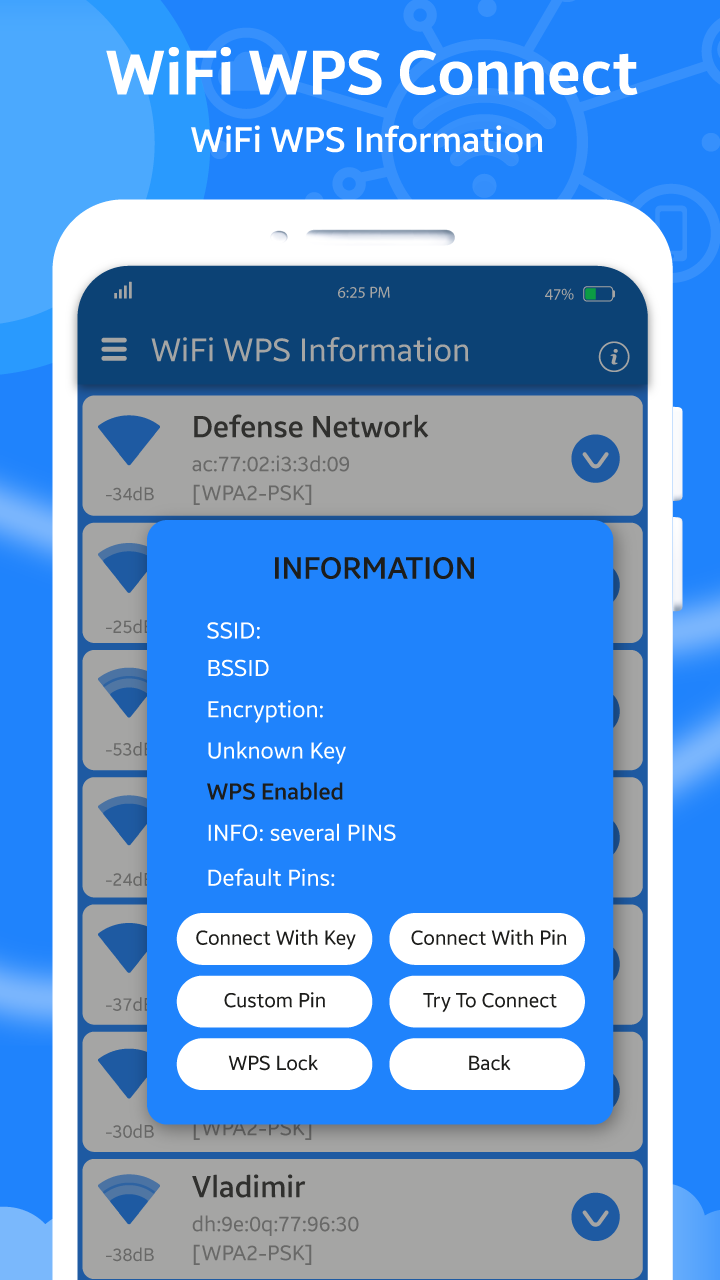 اسکرین شات 6 برنامه WpsApp wifi master key - WPS
