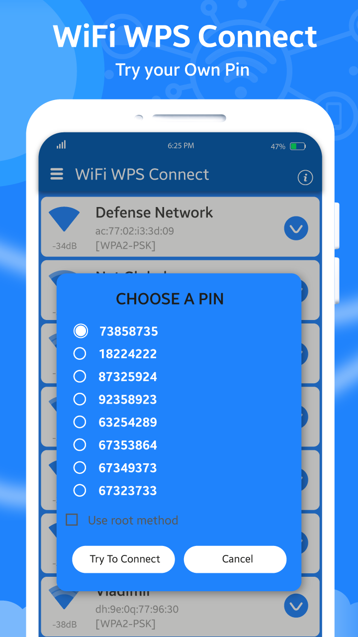 اسکرین شات 3 برنامه WpsApp wifi master key - WPS