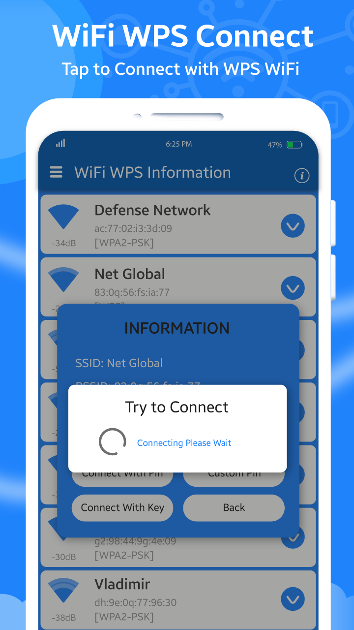 اسکرین شات 4 برنامه WpsApp wifi master key - WPS