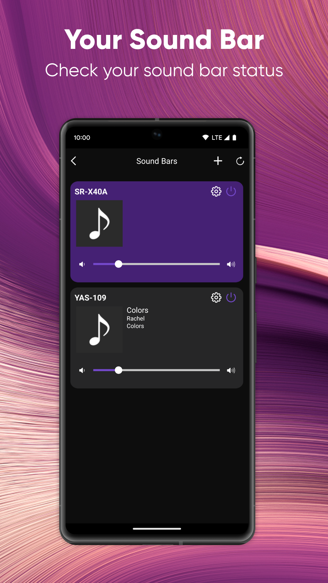 اسکرین شات 1 برنامه Sound Bar Controller