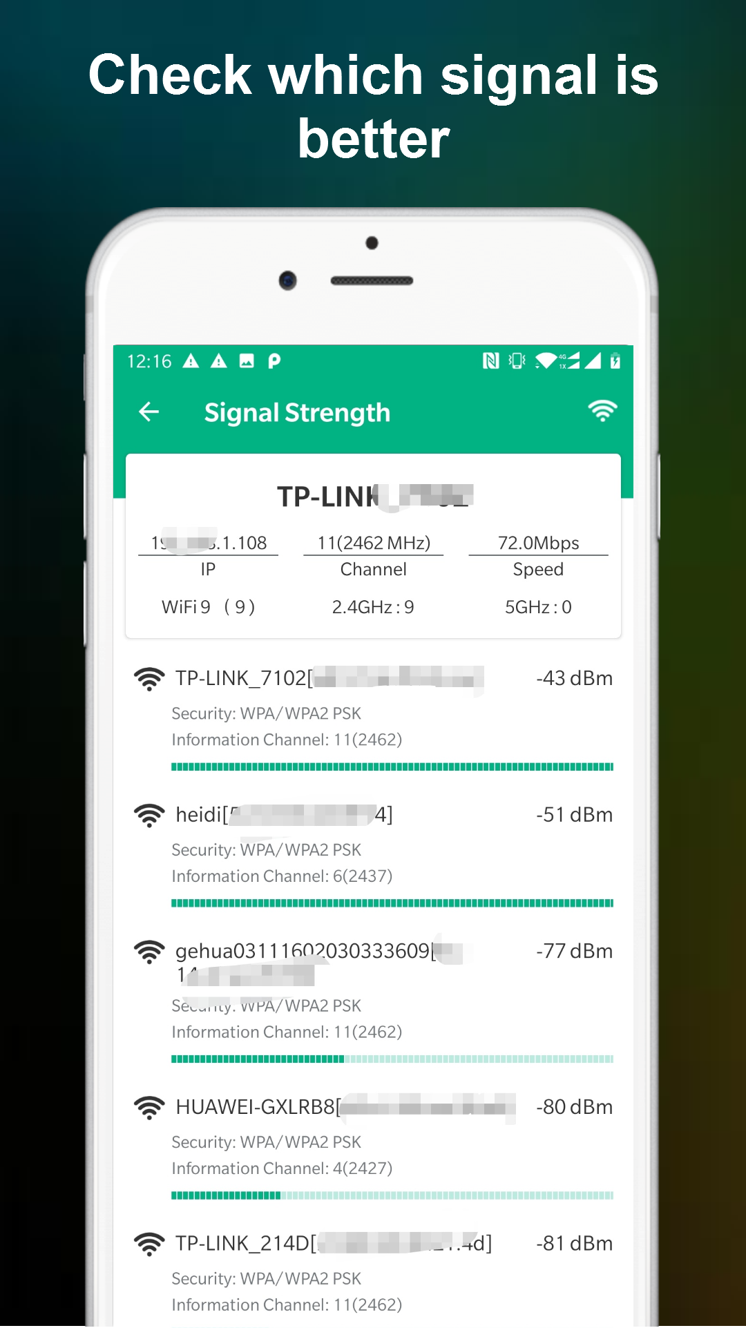 اسکرین شات 3 برنامه WiFi Router Warden - Analyzer