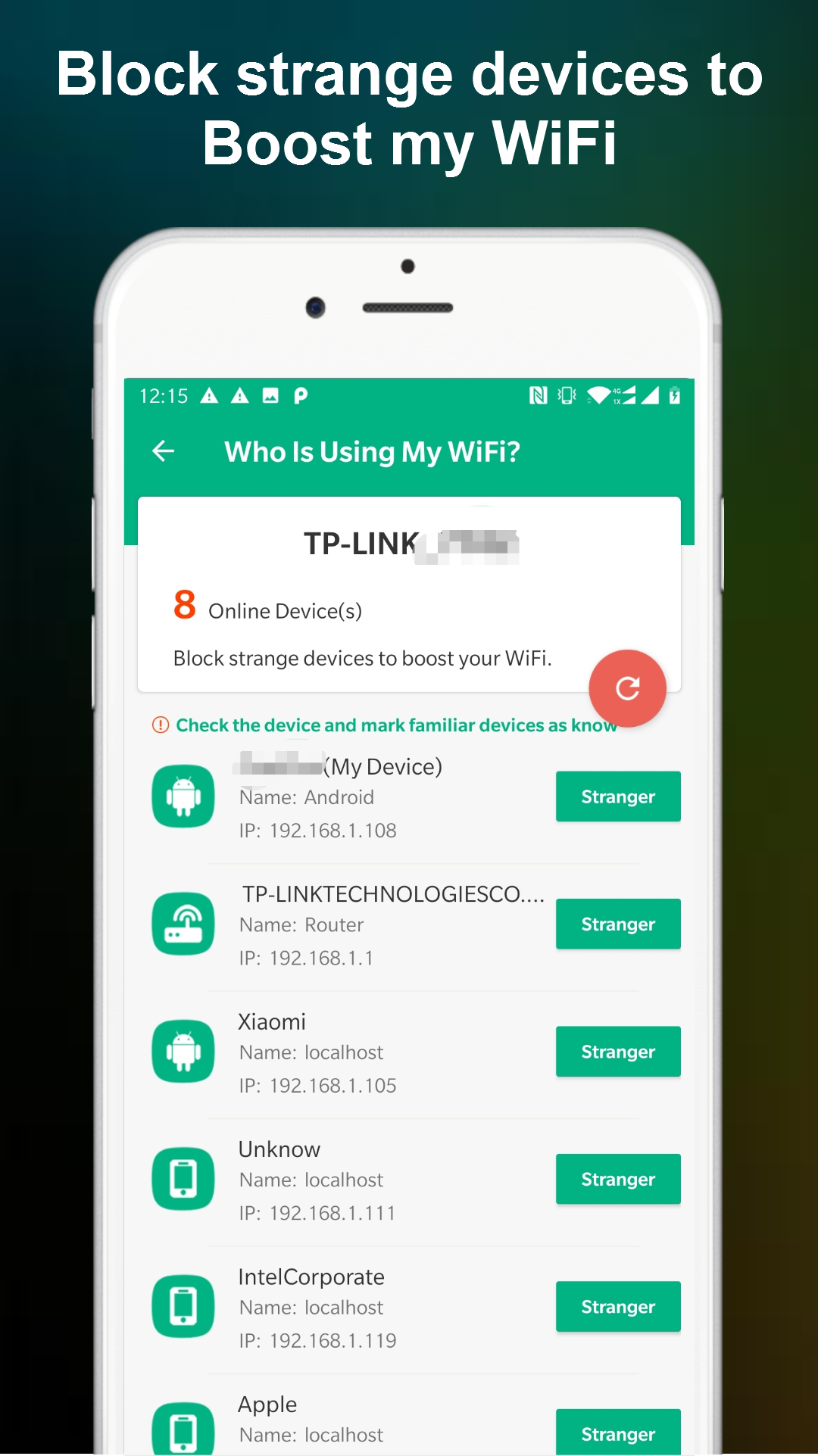 اسکرین شات 2 برنامه WiFi Router Warden - Analyzer