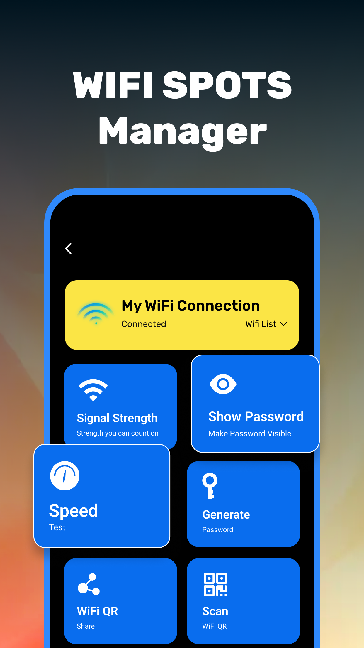 اسکرین شات 3 برنامه Wifi Password Show