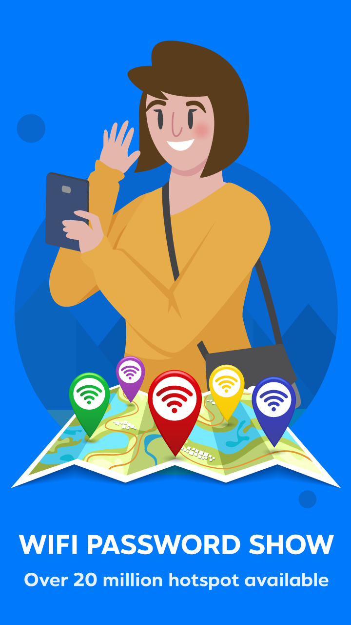 اسکرین شات 1 برنامه Master WiFi Key - Wifi Map