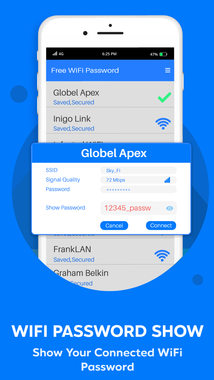 اسکرین شات 4 برنامه Master WiFi Key - Wifi Map