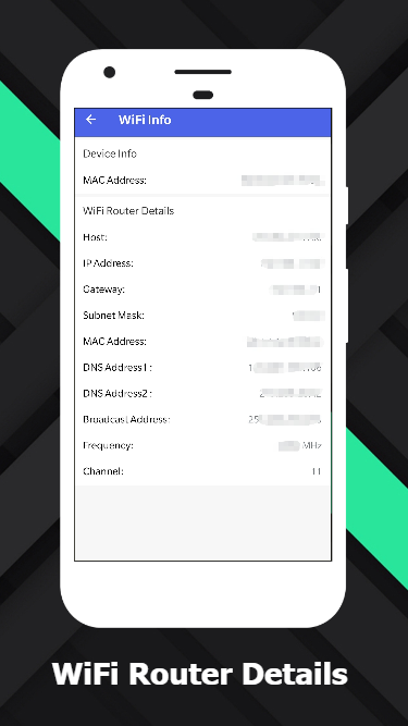 اسکرین شات 5 برنامه WiFi Signal Strength Meter