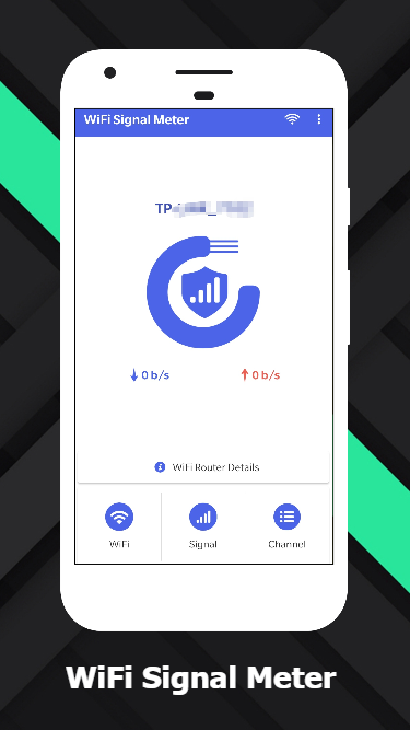 اسکرین شات 1 برنامه WiFi Signal Strength Meter