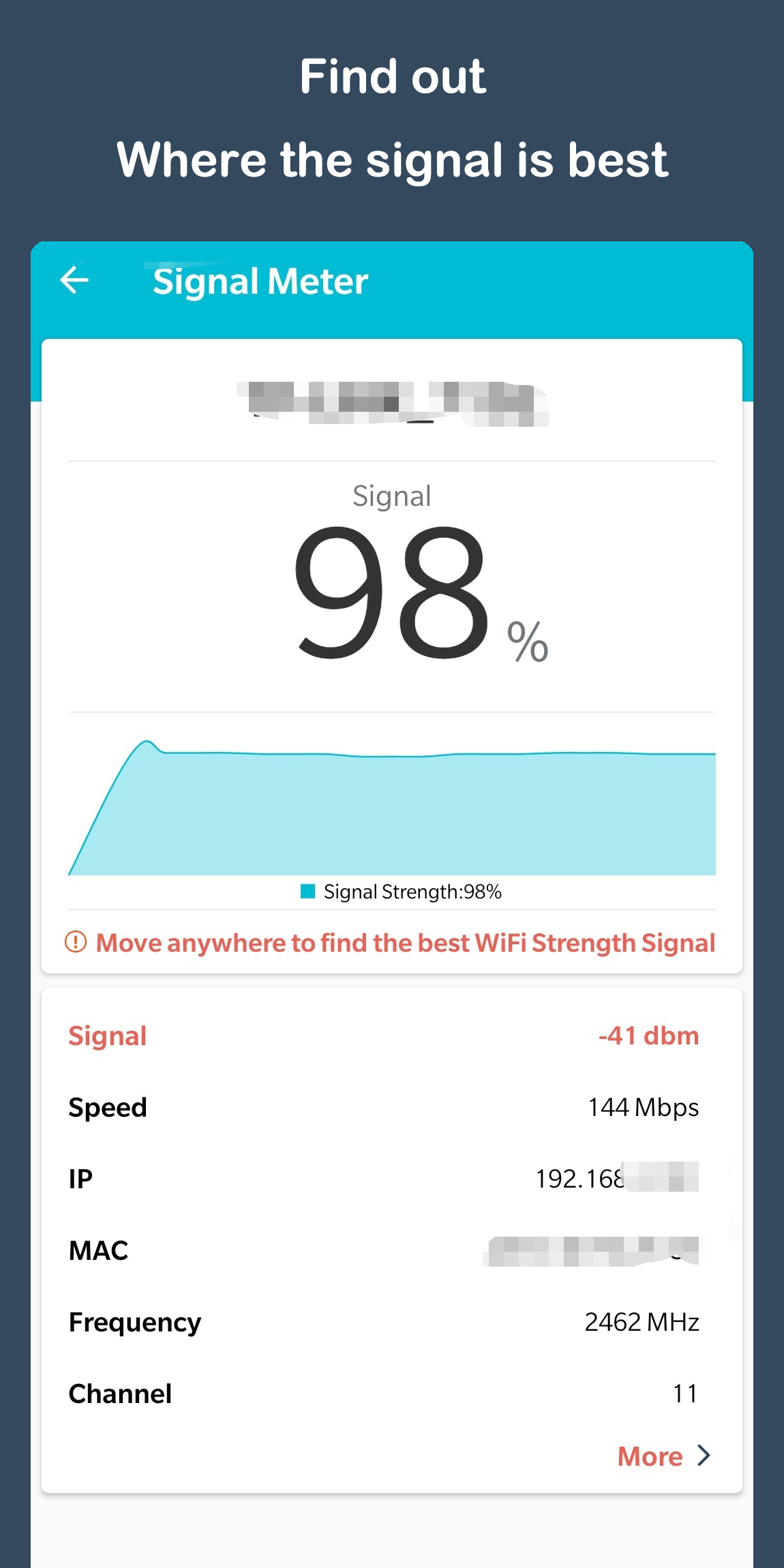 اسکرین شات 3 برنامه WiFi Speed Test - WiFi Meter