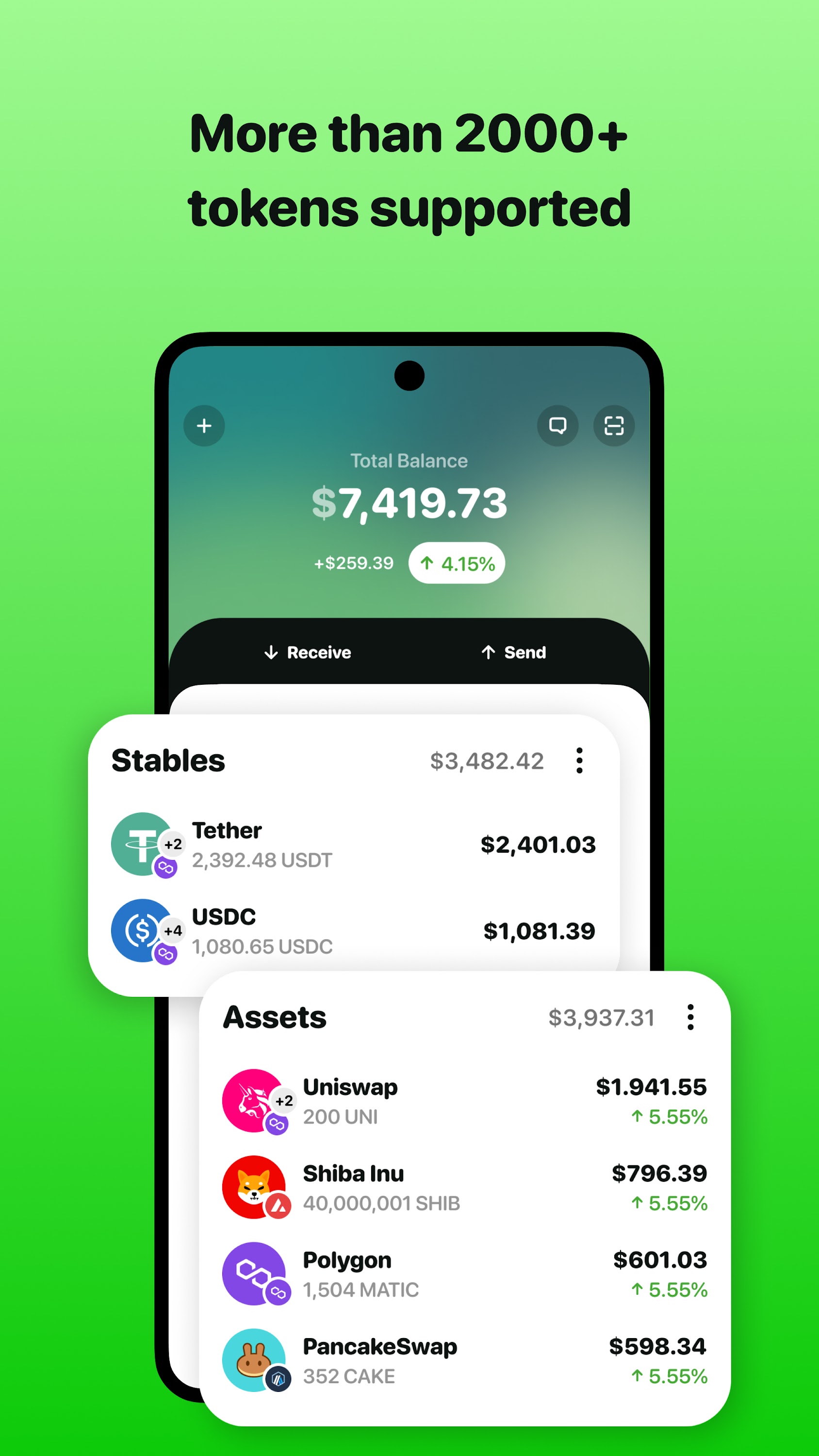 اسکرین شات 1 برنامه Wigwam: Crypto Web3 Wallet