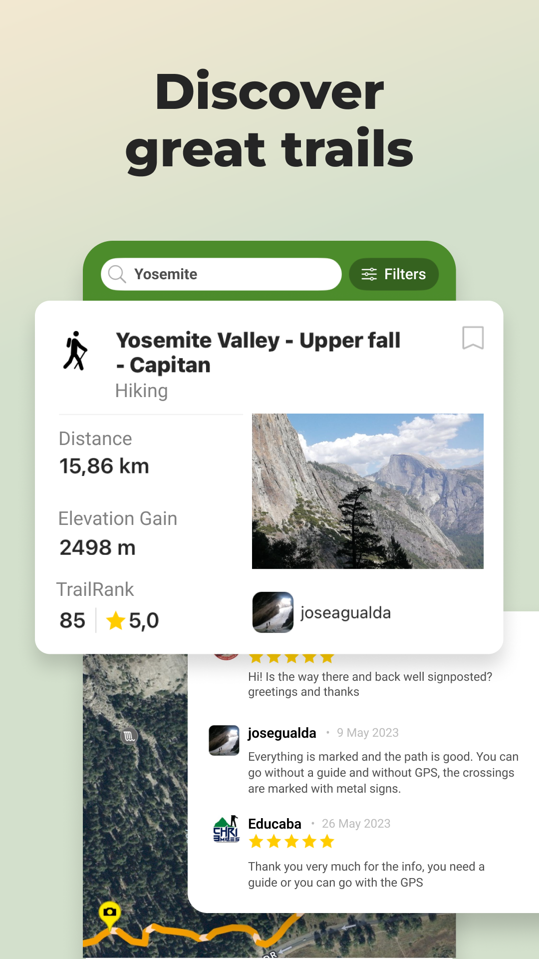 اسکرین شات 1 برنامه Wikiloc - Trails of the World