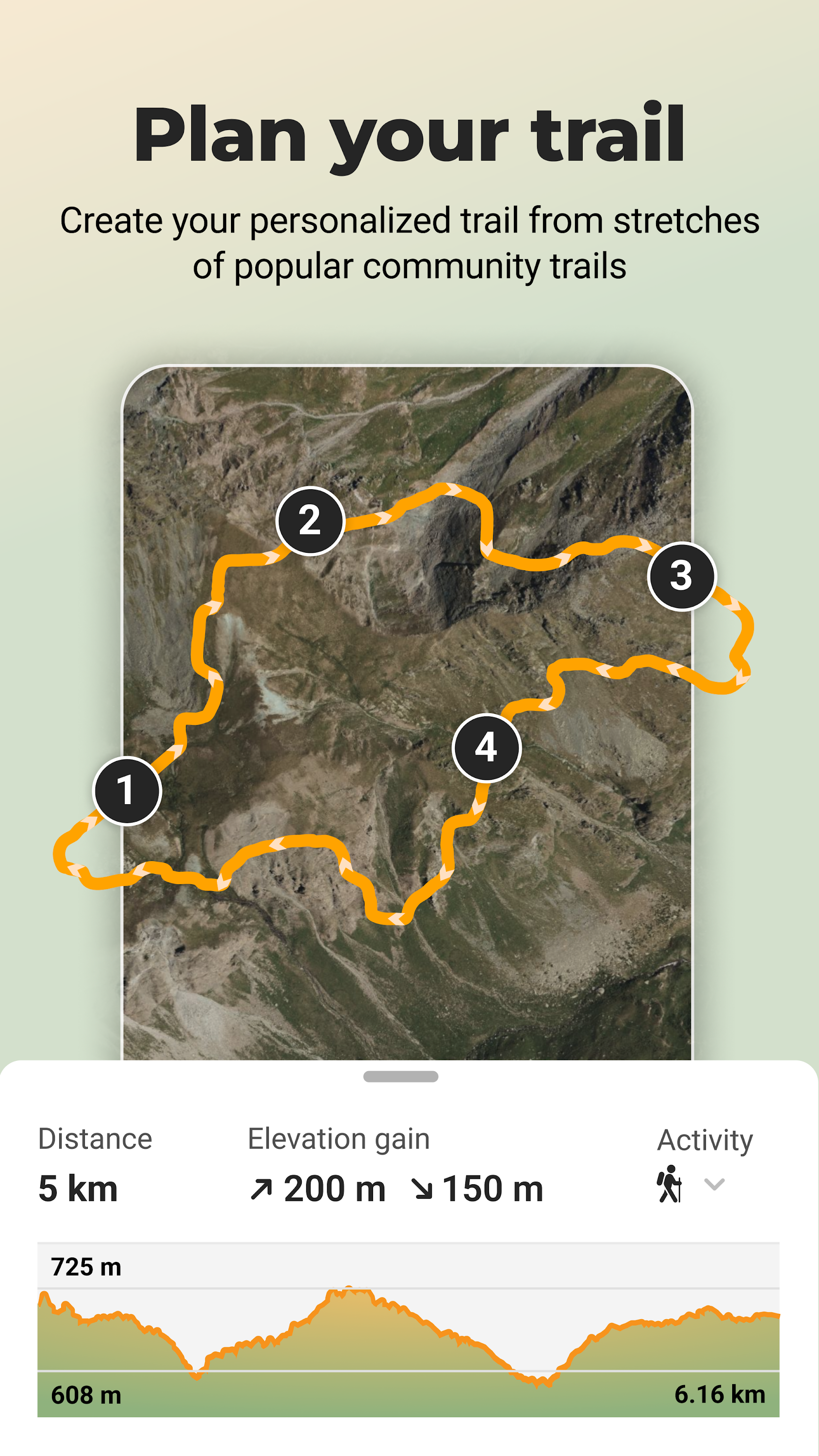 اسکرین شات 3 برنامه Wikiloc - Trails of the World