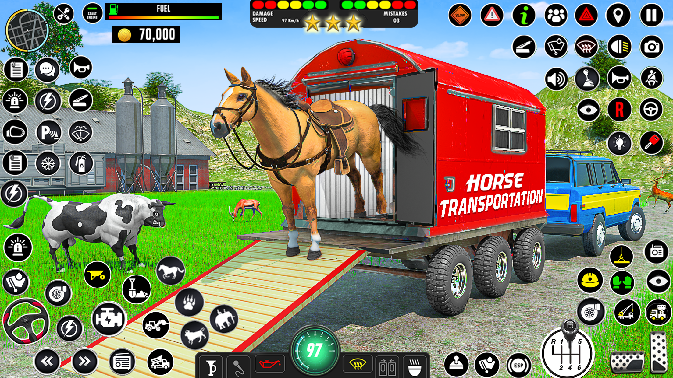 اسکرین شات 1 بازی Wild Animals Transport Truck
