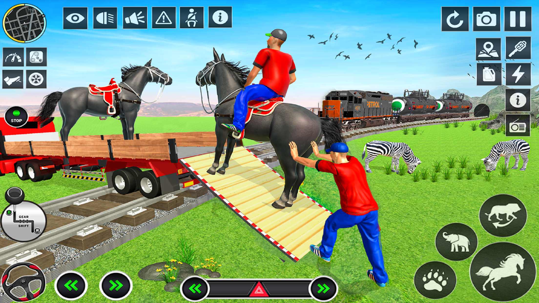 اسکرین شات 4 بازی Wild Animals Transport Truck