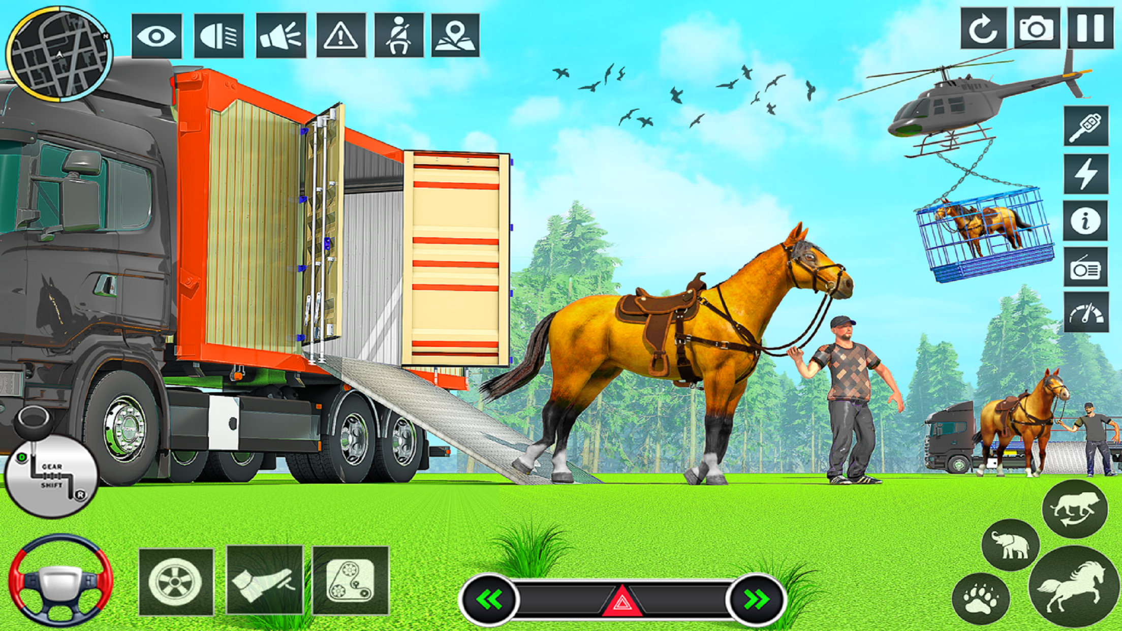 اسکرین شات 6 بازی Wild Animals Transport Truck