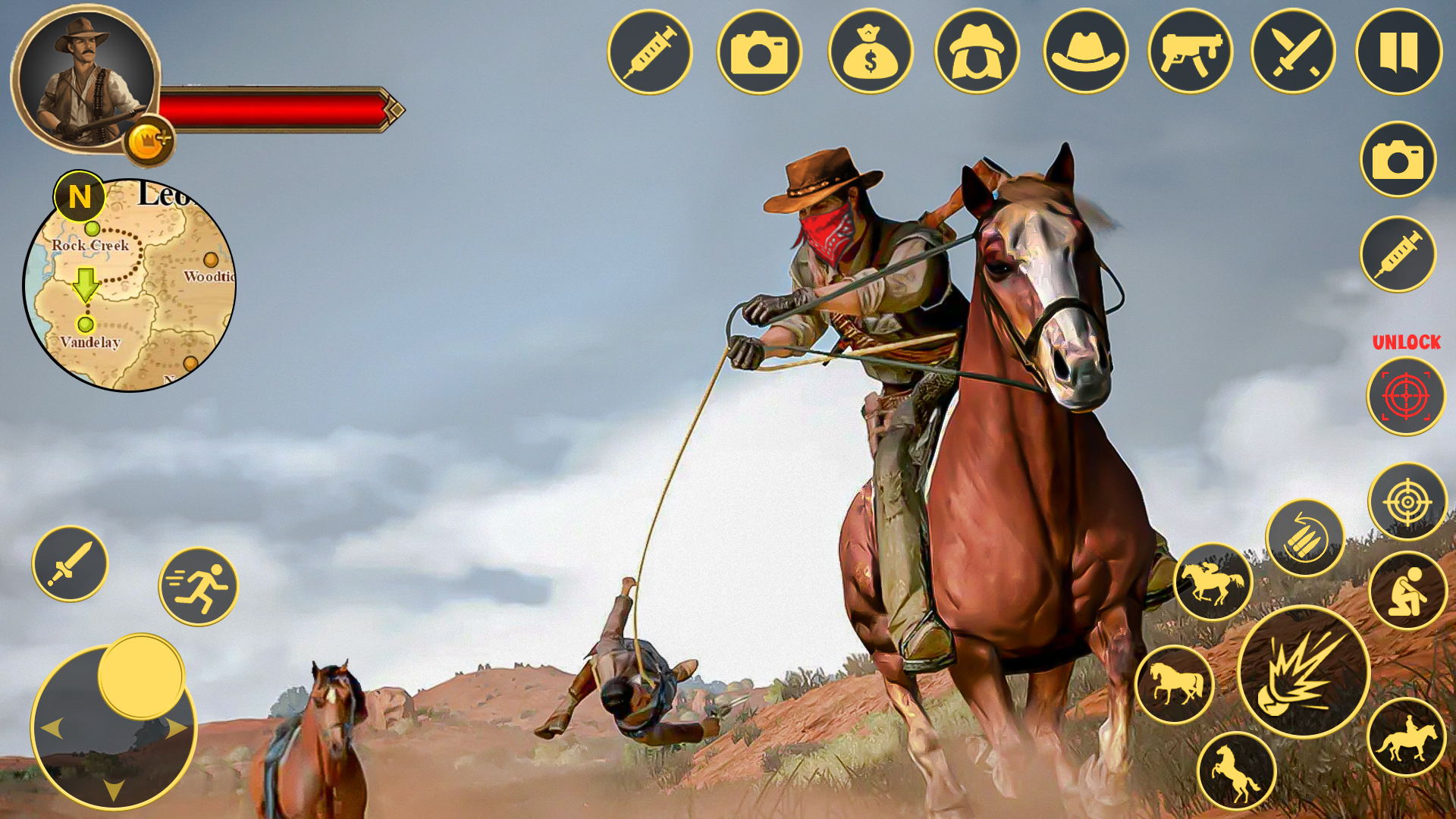 اسکرین شات 1 بازی Wild West Cowboy: Guns Offline