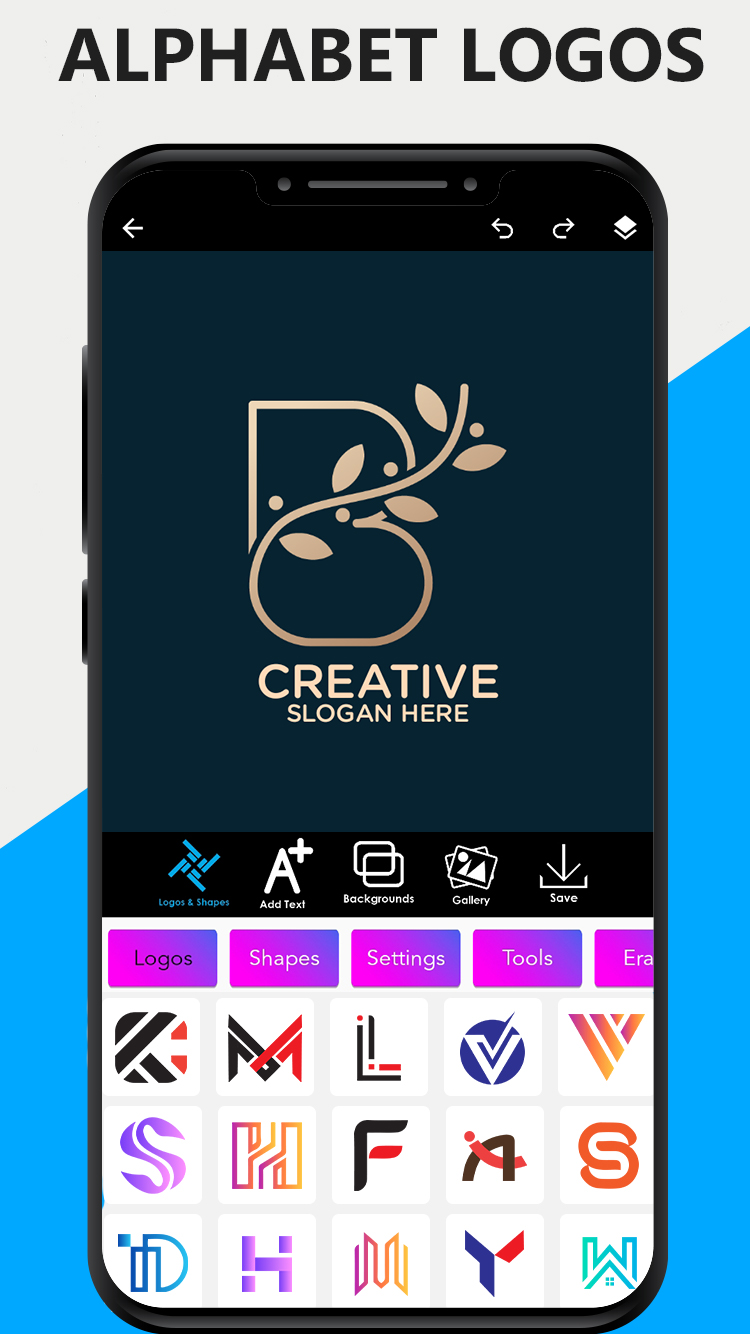 اسکرین شات 3 برنامه Logo Maker : 3D Logo Designer