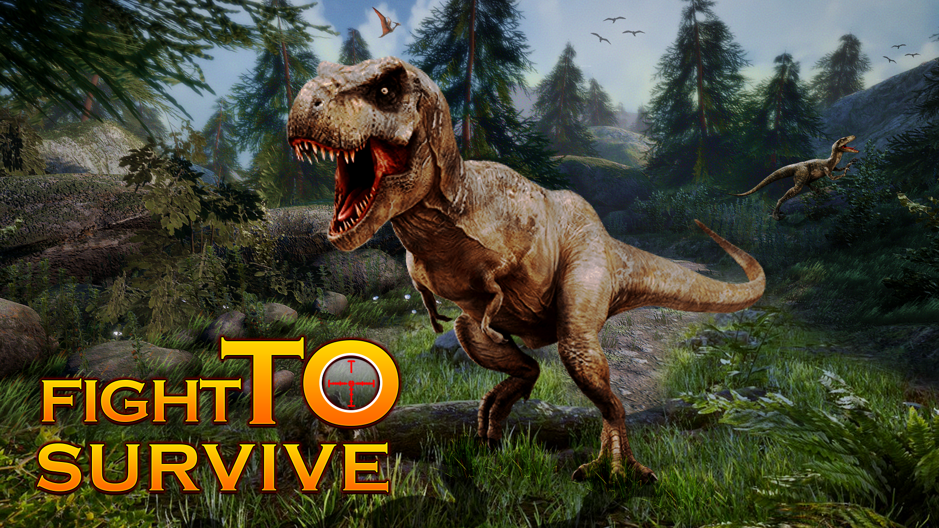 اسکرین شات 4 بازی Wild Dinosaur Hunting Gun Game