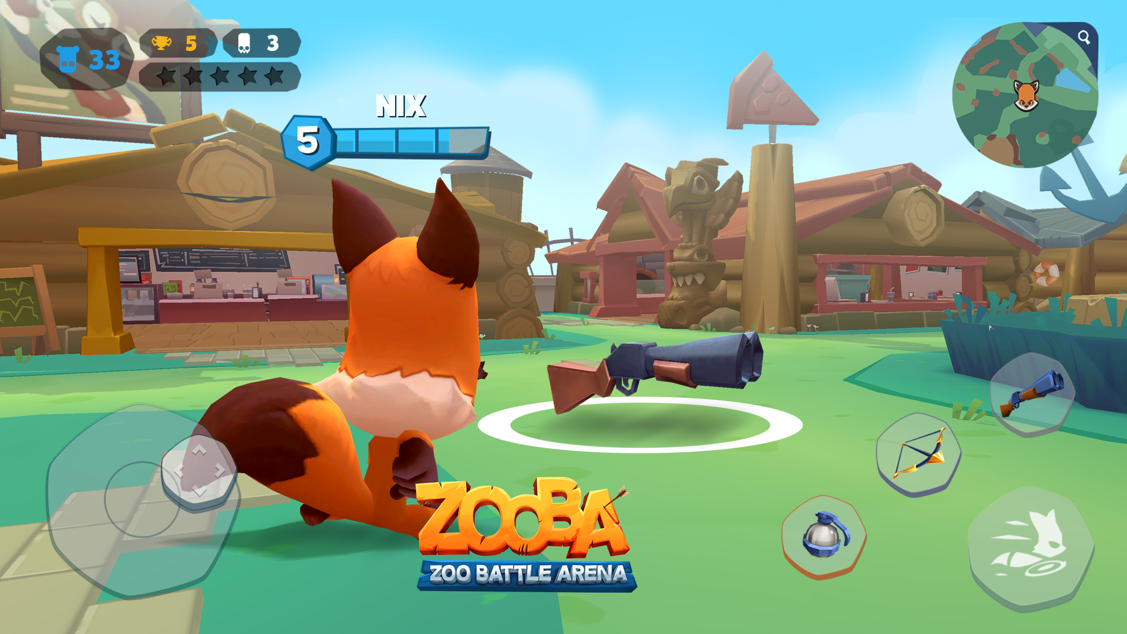 اسکرین شات 2 بازی Zooba: Fun Battle Royale Games