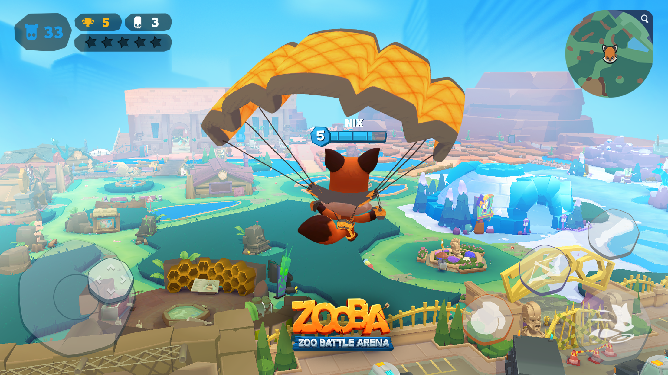 اسکرین شات 1 بازی Zooba: Fun Battle Royale Games