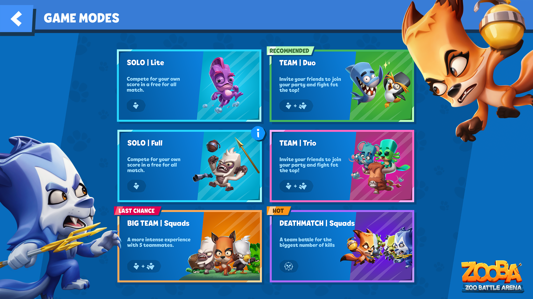 اسکرین شات 7 بازی Zooba: Fun Battle Royale Games