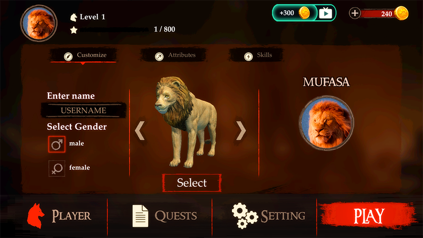 اسکرین شات 2 بازی The Lion