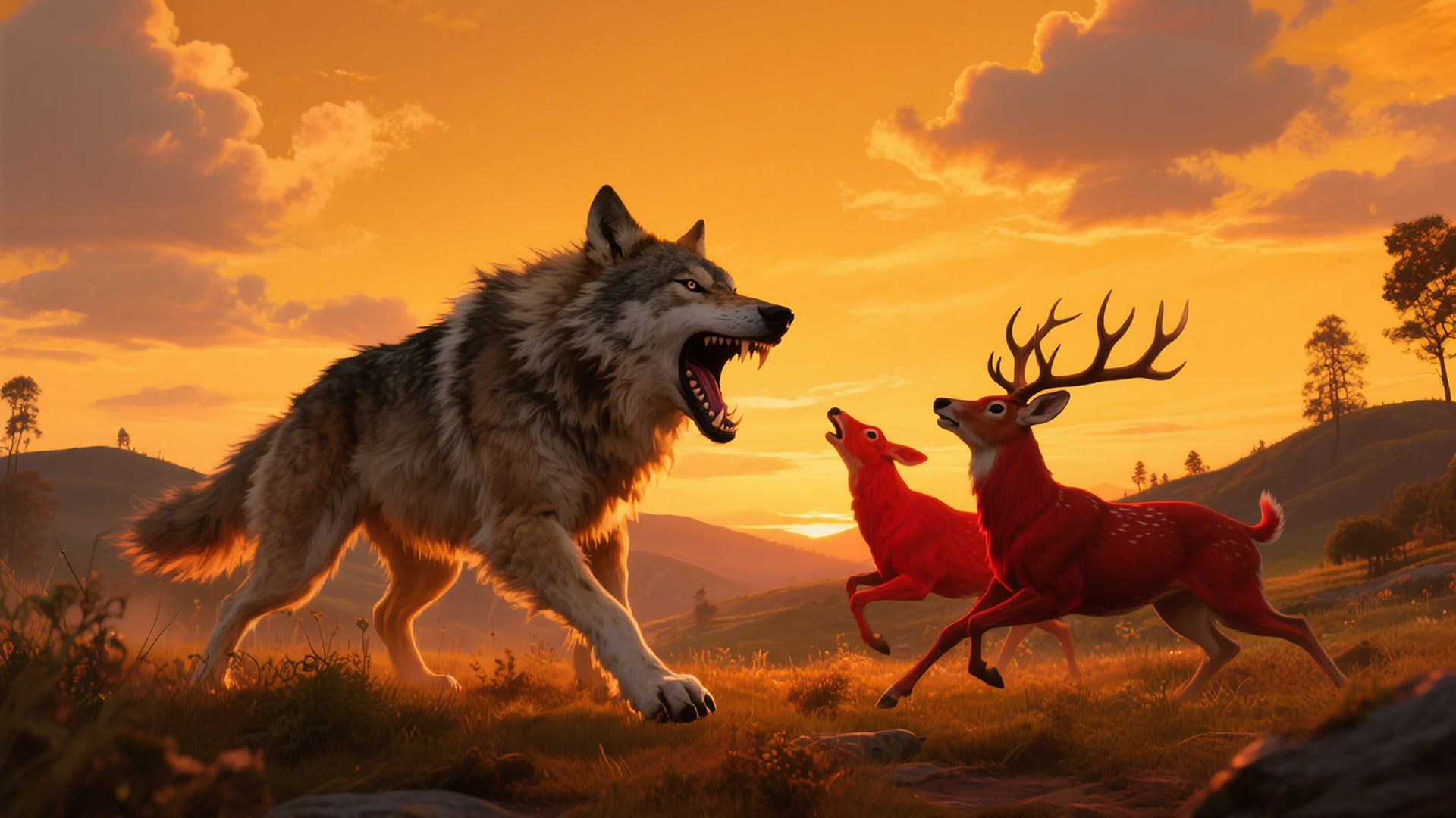 اسکرین شات 1 بازی The Wolf Simulator