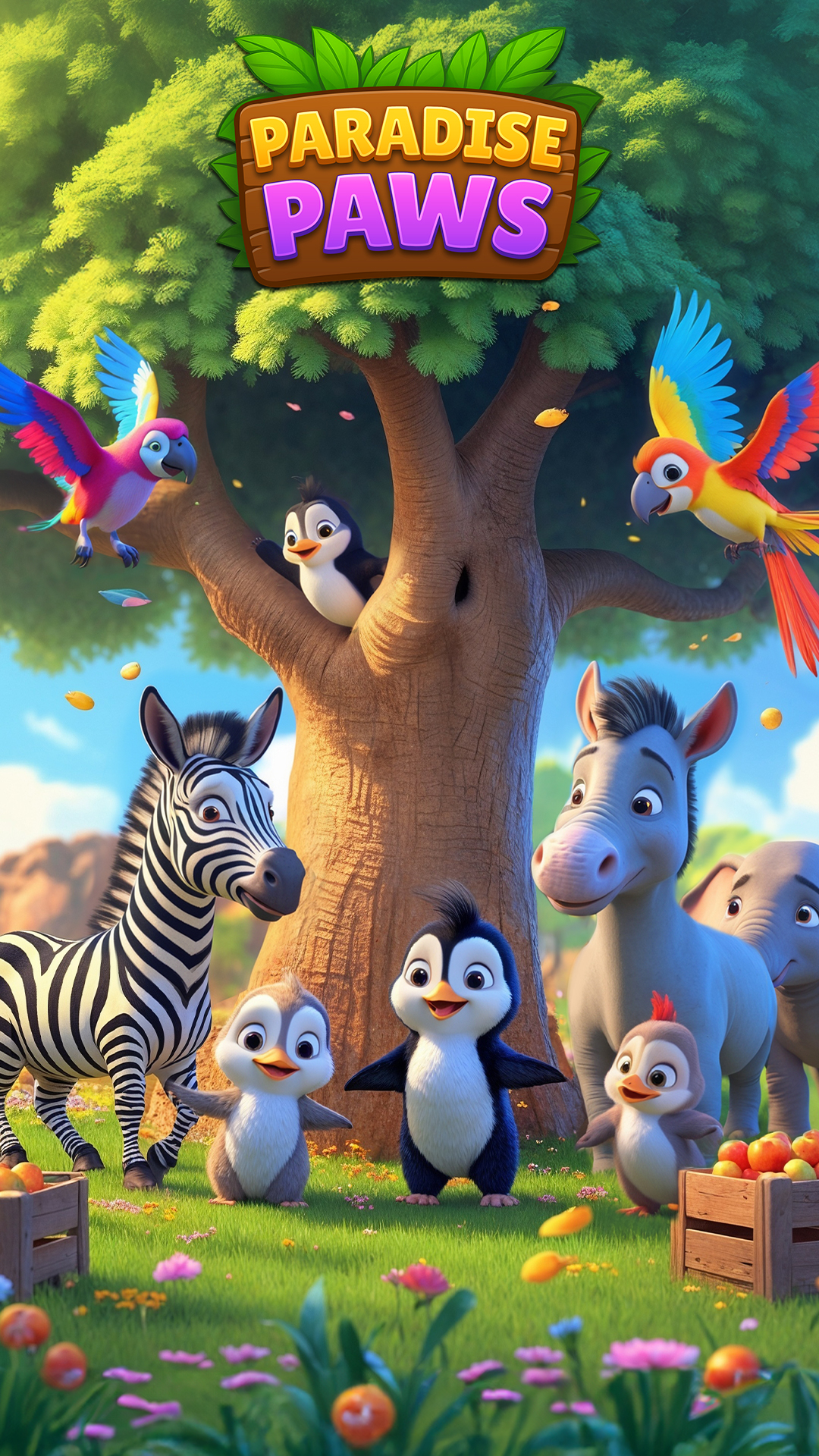 اسکرین شات 8 بازی Paradise Paws: Merge Animals