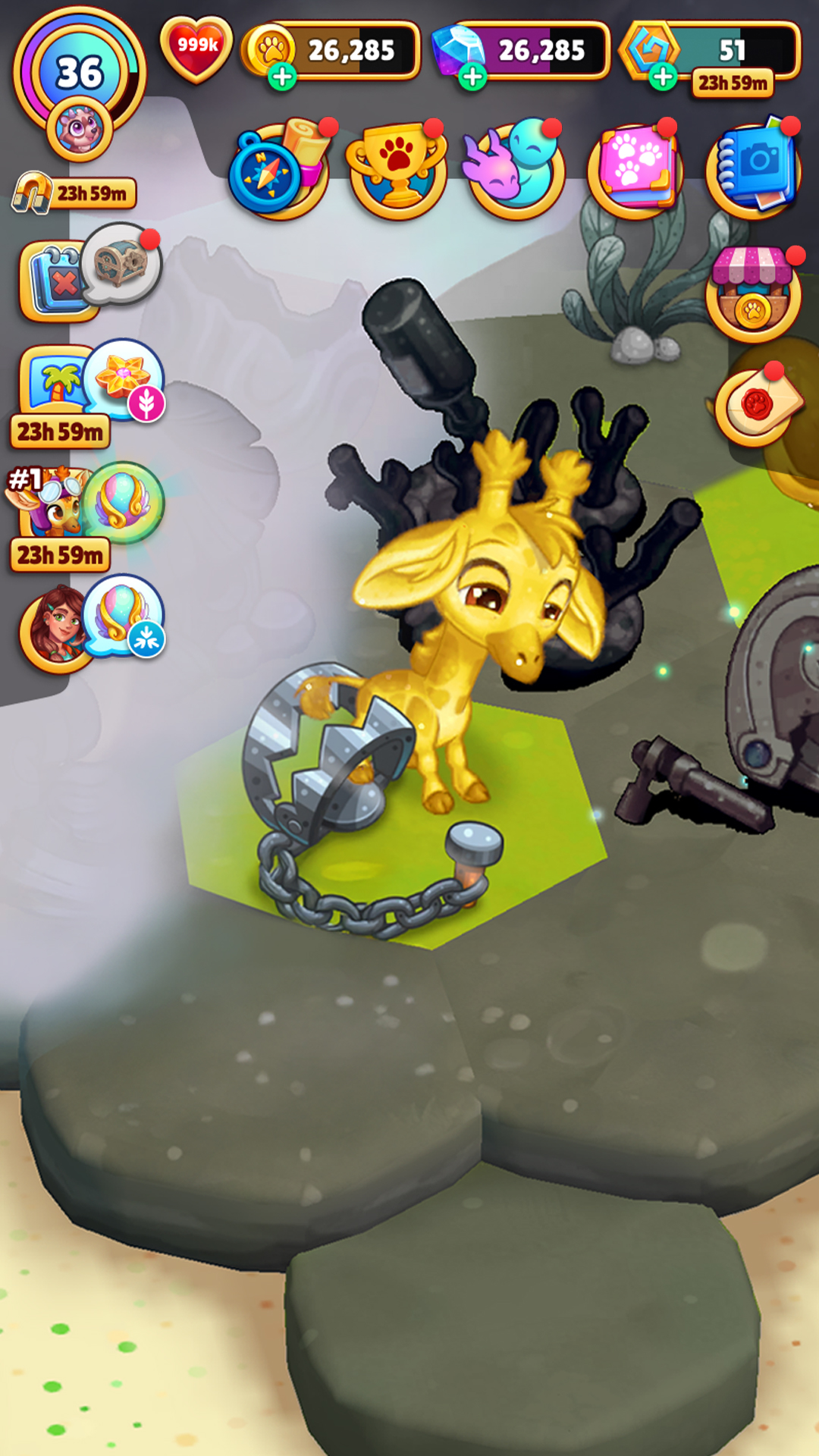 اسکرین شات 7 بازی Paradise Paws: Merge Animals