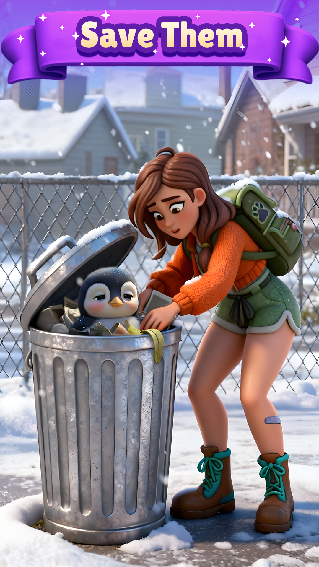 اسکرین شات 2 بازی Paradise Paws: Merge Animals