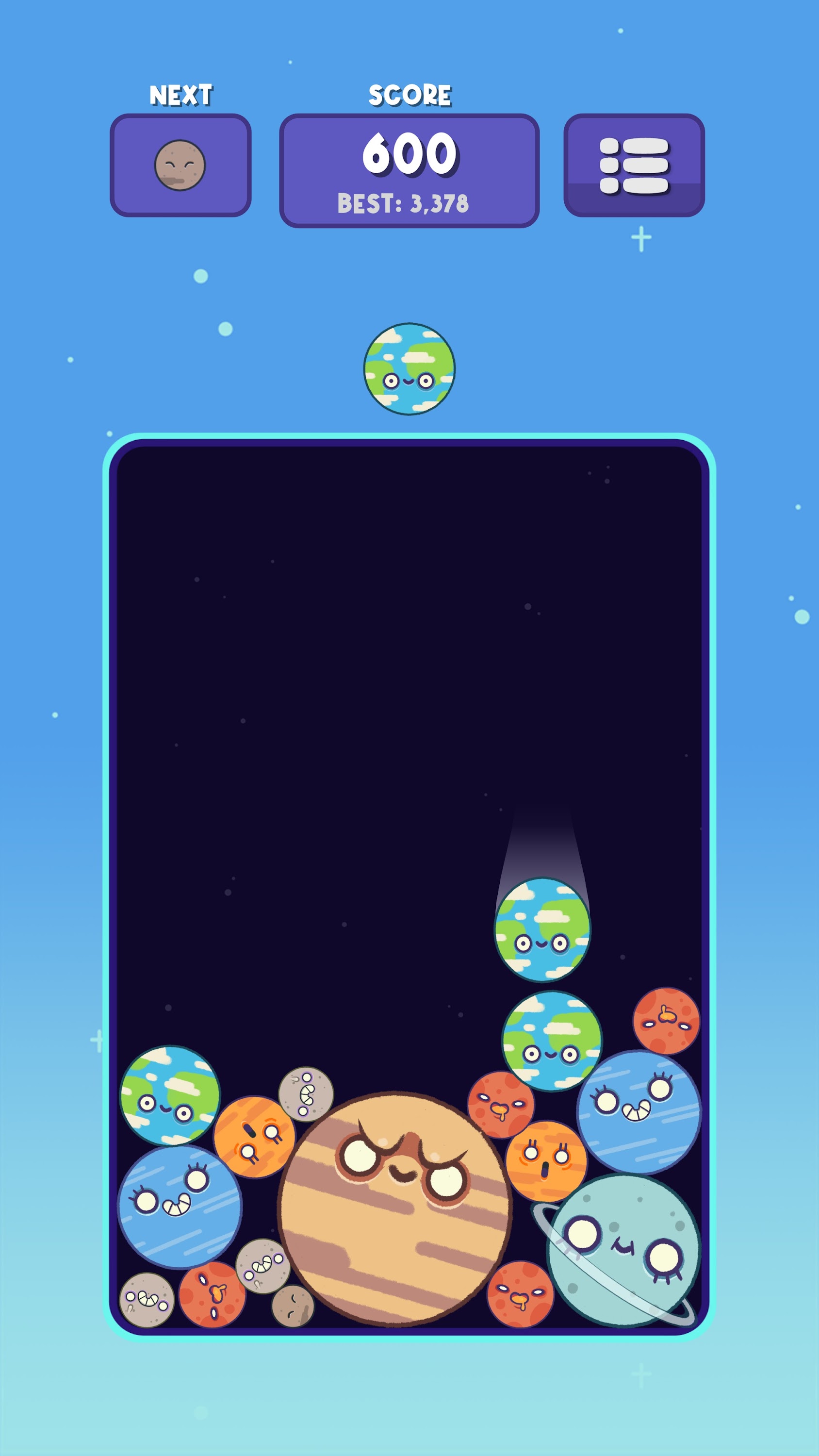 اسکرین شات 1 بازی Planets Merge: Puzzle Games