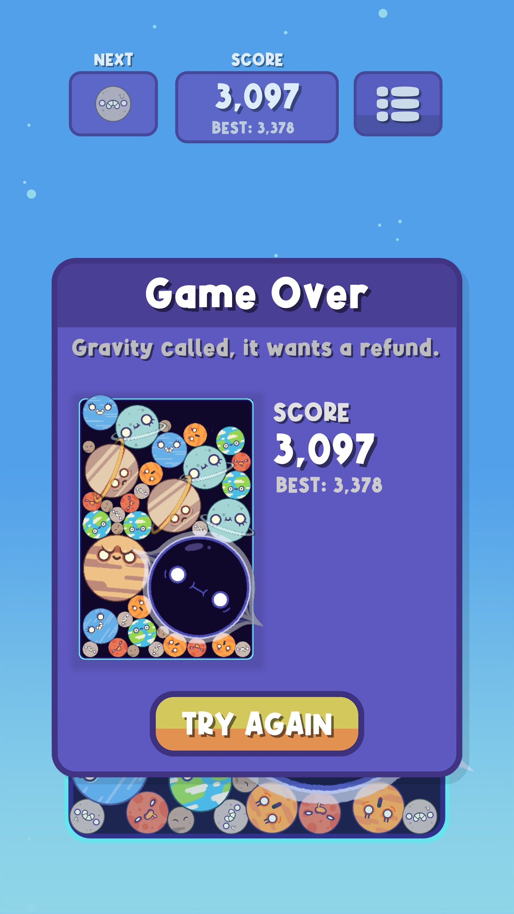 اسکرین شات 4 بازی Planets Merge: Puzzle Games