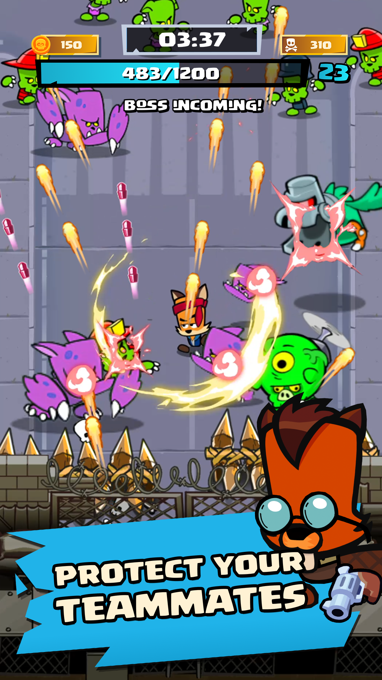 اسکرین شات 3 بازی Zooba Survivors: .io game