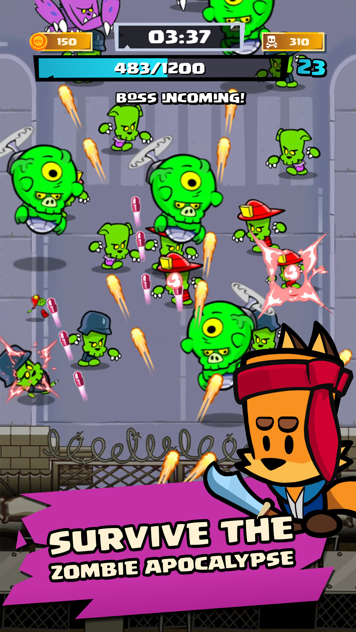 اسکرین شات 1 بازی Zooba Survivors: .io game