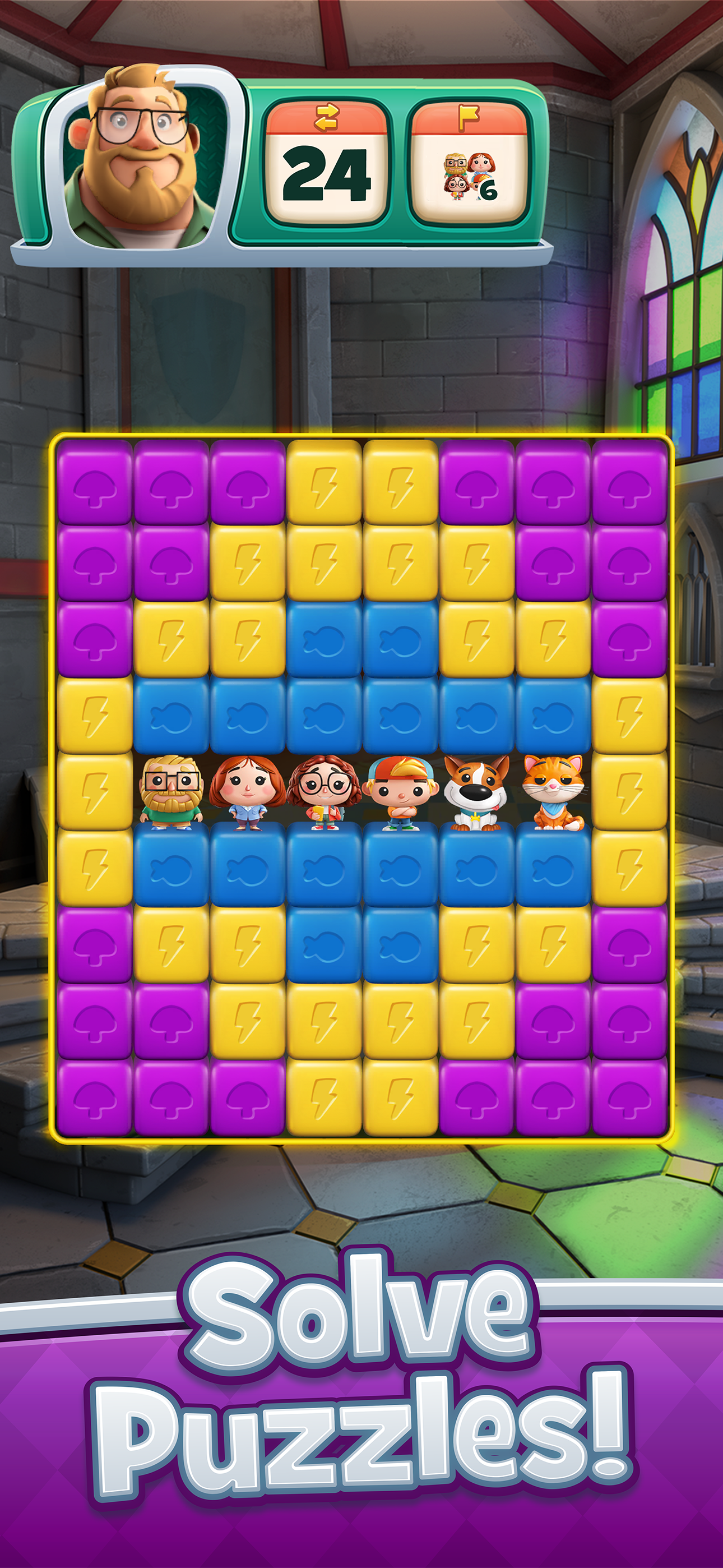 اسکرین شات 1 بازی Time Blast: Puzzle Game
