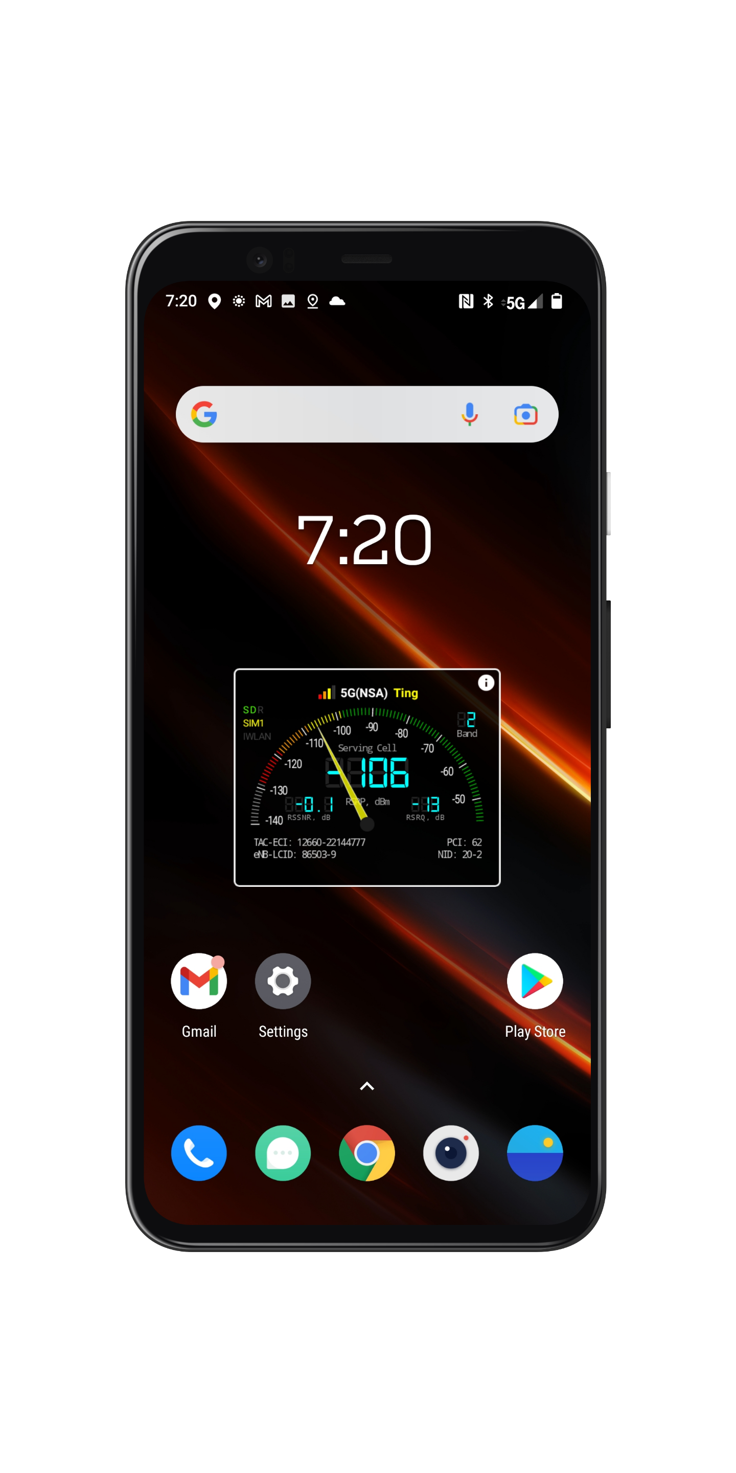 اسکرین شات 2 برنامه Network Cell Info Lite & Wifi