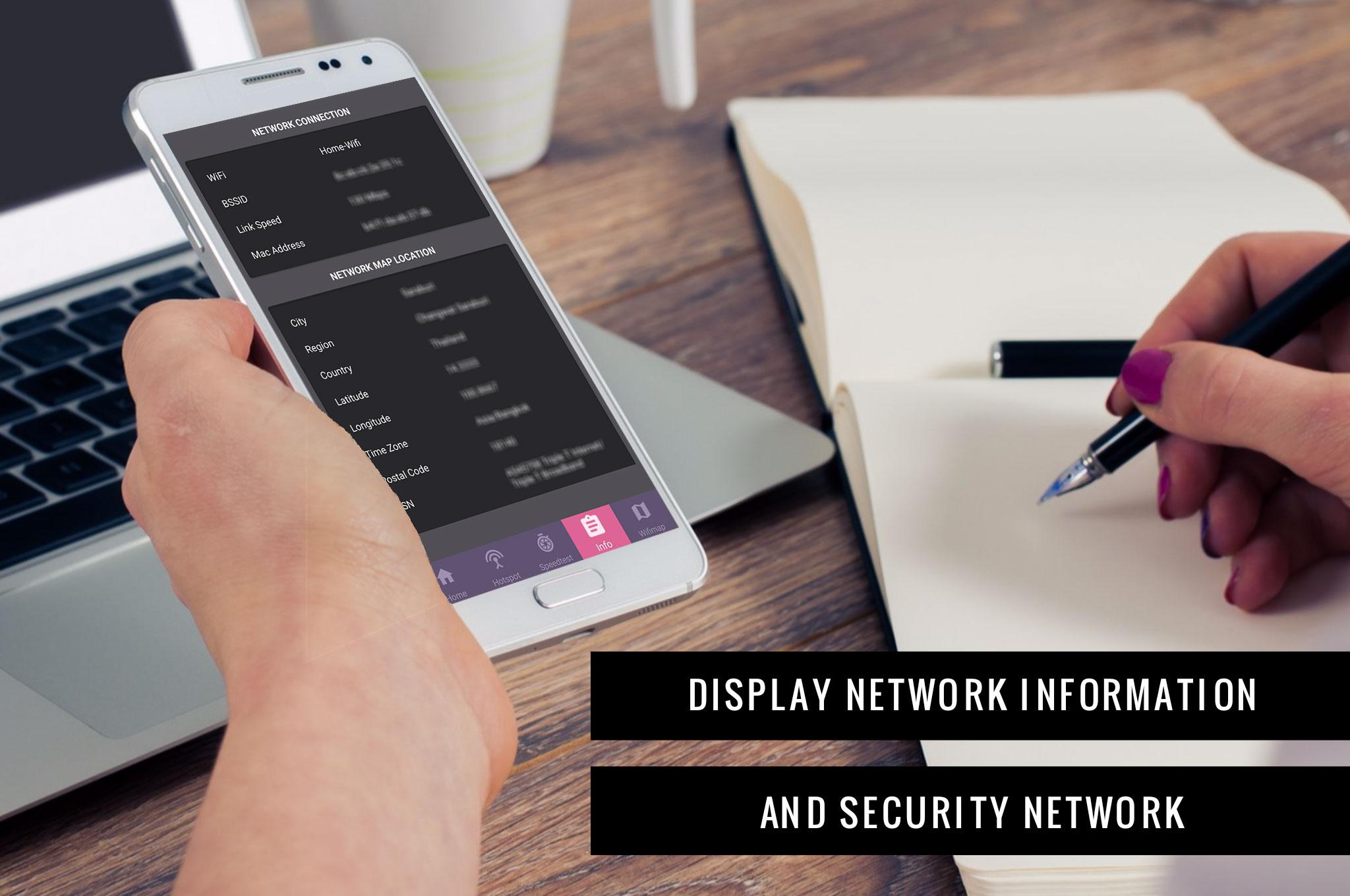 اسکرین شات 4 برنامه Wifi Assistant - Net Analyzer