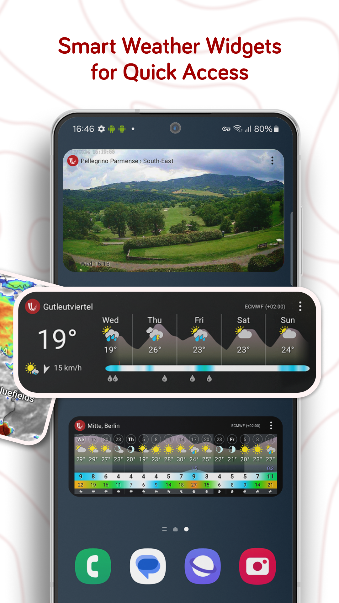 اسکرین شات 4 برنامه Windy.com - Weather Forecast