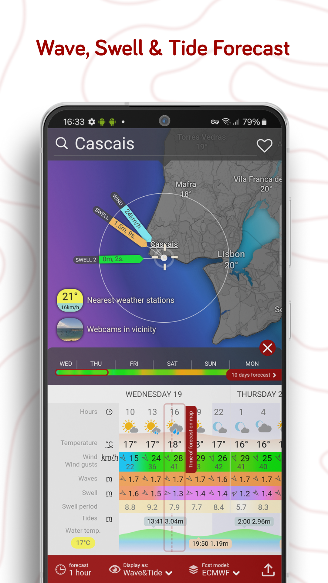 اسکرین شات 5 برنامه Windy.com - Weather Forecast